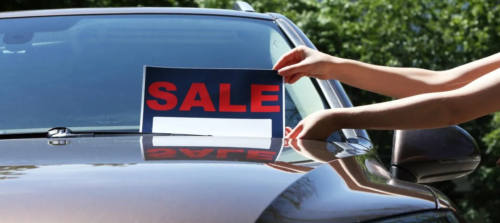 Signs to Sell Car